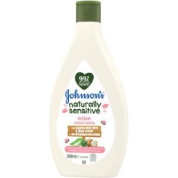 Johnson's Baby Baby Bio Naturally Sensitive loción corporal aloe vera 395 ml