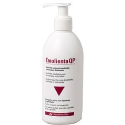 Emolienta Qp emulsión corporal emoliente, exfoliante e hidratante 300 ml