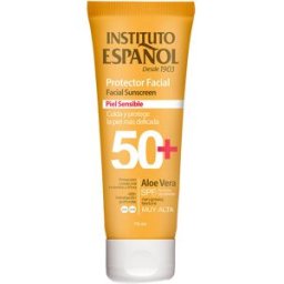 Instituto Español Protector Solar facial piel sensible SPF50+ 75 ml