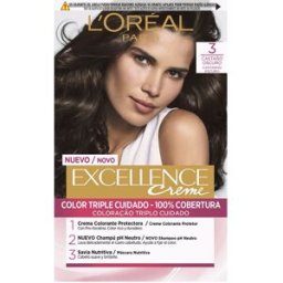 L'Oréal París Excellence Creme tinte #3 castaño oscuro