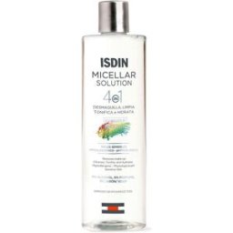 Isdin Micellar Solution agua micelar limpieza facial 400 ml