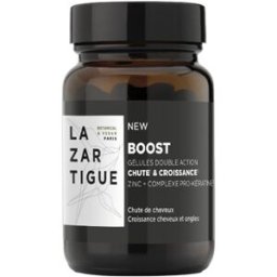 Lazartigue Boost cápsulas de doble acción contra la caída y para el crecimiento del cabello 30 u