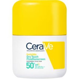 Cerave Invisible fluido protector oil control rostro para pieles normales a grasas SPF50+ 50 ml
