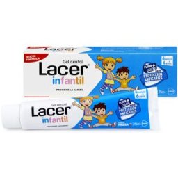 Lacer Infantil gel dental fresa 75 ml