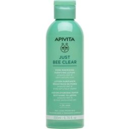 Apivita Just Bee Clear Loción Purificante Minimizadora de Poros para pieles grasas 200 ml