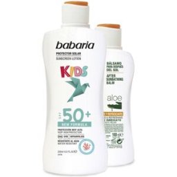 Babaria Solar Infantil SPF50+ Leche lote 2 pz