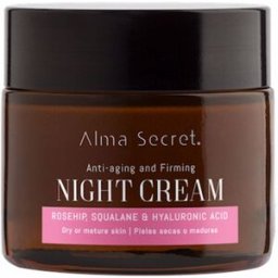 Alma Secret Night Cream multi-reparadora antiedad pieles sensibles 50 ml
