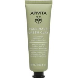 Apivita Mascarilla Facial limpiadora profunda con arcilla verde 50 ml