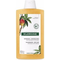 Klorane Al Mango champú nutritivo para cabello seco 400 ml