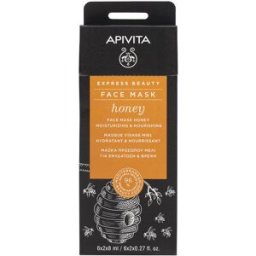 Apivita Express Beauty Mascarilla facial hidratante y nutritiva con miel 2 x 8 ml