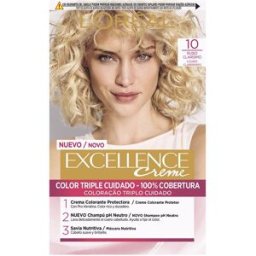 L'Oréal París Excellence Creme tinte #10 rubio muy claro