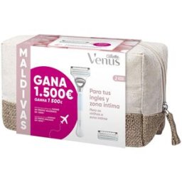 Gillette Venus Intima Neceser Maldivas máquina + 2 recambios