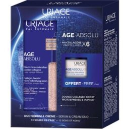Uriage Age Absolu Sérum MICRO-REDENSIFICANTE + Crema Rosa Estuche 2 pz