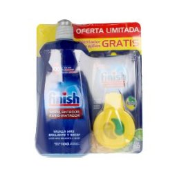 Finish abrillantador lavavajillas 500 ml + ambientador lavavajillas 2 u