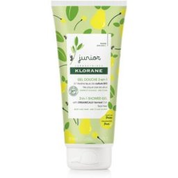 Klorane Junior gel de baño cabello y cuerpo #pera