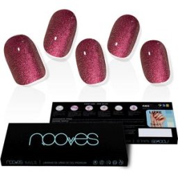 Nooves Láminas De Uñas De Gel ruby claret premium #glam glitter