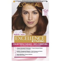 L'Oréal París Excellence Creme tinte #4,54 castaño caoba cobrizo
