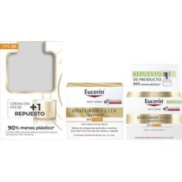 Eucerin Hyaluron Filler + Elasticity Día SPF30 + Recarga 2 u