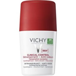 Vichy Laboratoires Clinical Control desodorante 96H formato roll-on para mujer antitranspirante tacto seco 50 ml