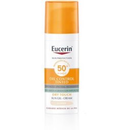 Eucerin Sun Protection oil control dry touch gel-crema color SPF50+ #light