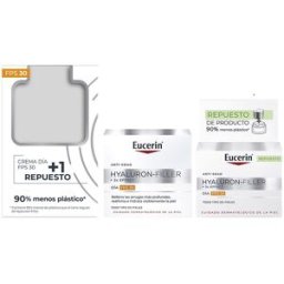 Eucerin Hyaluron Filler Día SPF30 + Recarga 2 u