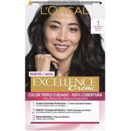 L'Oréal París Excellence Creme tinte #1 negro
