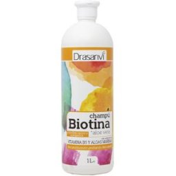 Drasanvi Biotina Y Aloe Vera champú cabello seco y apagado 1000 ml