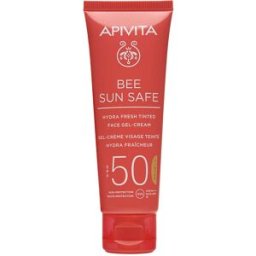Apivita Bee Sun Safe Hydra Fresh Tinted Gel-Crema Facial Spf 50 50 ml