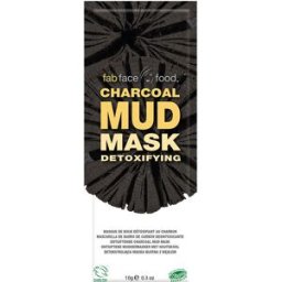 7th Heaven Fab Face Food Charcoal mascarilla de barro carbón desintoxicante 10 gr