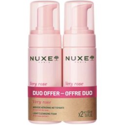 Nuxe Very Rose espuma suave limpiadora pack 2 x 150 ml