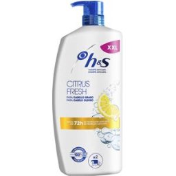 Head & Shoulders H&S; Citrus Fresh champú anticaspa cabellos grasos dosificador 1000 ml