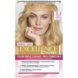 L'Oréal París Excellence Creme tinte #9,3-rubio claro claro dorado
