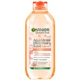 Garnier Skinactive agua micelar efecto peeling suave todo en 1 400 ml