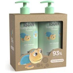 Isdin Baby Naturals gel champú duo 2 x 750 ml