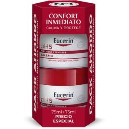 Eucerin PH5 crema piel sensible pack 2 x 75 ml