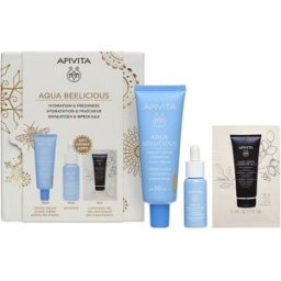 Apivita Crema Fluida Con Color SPF30+ Aqua Beelicious Estuche 3 pz