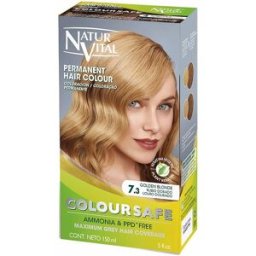 Naturvital Coloursafe tinte permanente #7.3-rubio dorado