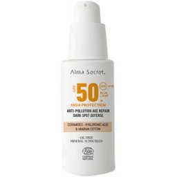 Alma Secret Solar crema facial con color SPF50 #Sand