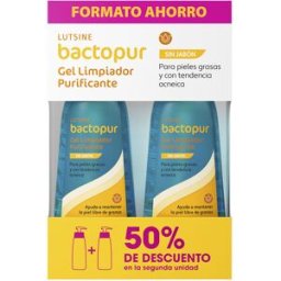 Lutsine Bactopur gel limpiador purificante pack 2 x 200 ml