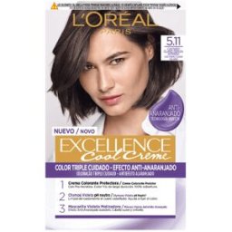 L'Oréal París Excellence Cool tinte #5.11-castaño claro ceniza intenso