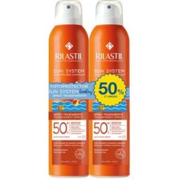 Rilastil Sun System SPF50+ Baby spray transparente pack 2 x 200 ml