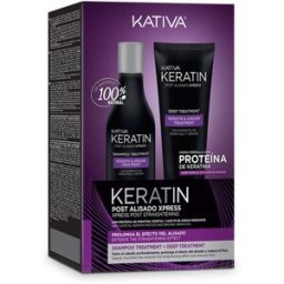 Kativa Keratin Express Post Alisado Brasileño lote 2 pz