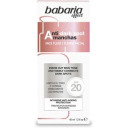 Babaria ANTI-DARK Spot Manchas fluido facial SPF20 40 ml