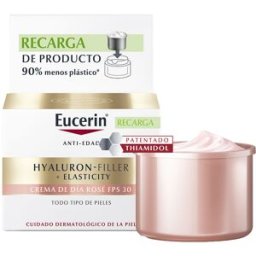 Eucerin HYALURON-FILLER + elasticity rosé crema día SPF30 recarga 50 ml