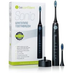 Beconfident Cepillo de dientes eléctrico blanqueador Sonic #negro/oro rosa