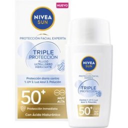 Nivea Sun Triple Proteccion fluido ultraligero facial SPF50+ 40 ml