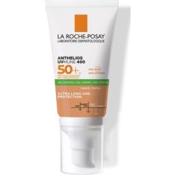 La Roche Posay Anthelios UV-MUNE 400 Oil Control GEL-CREMA con color, protector solar SPF50+ 50 ml