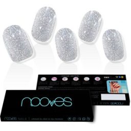 Nooves Láminas De Uñas De Gel dazzling diva premium glam #glitter gris