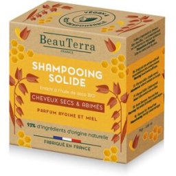 Beauterra Solide champú de avena y miel 75 gr