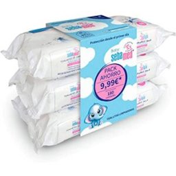 Sebamed Baby Toallitas Limpiadoras lote 3 x 60 pz